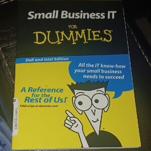 Small Business IT For Dummies. Rare Book Find.